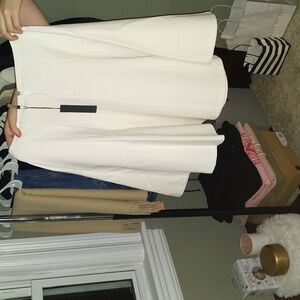 Obakki swing skirt in white